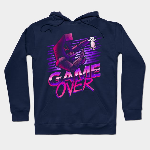 Game Over Hoodie by CoryFreemanDesign